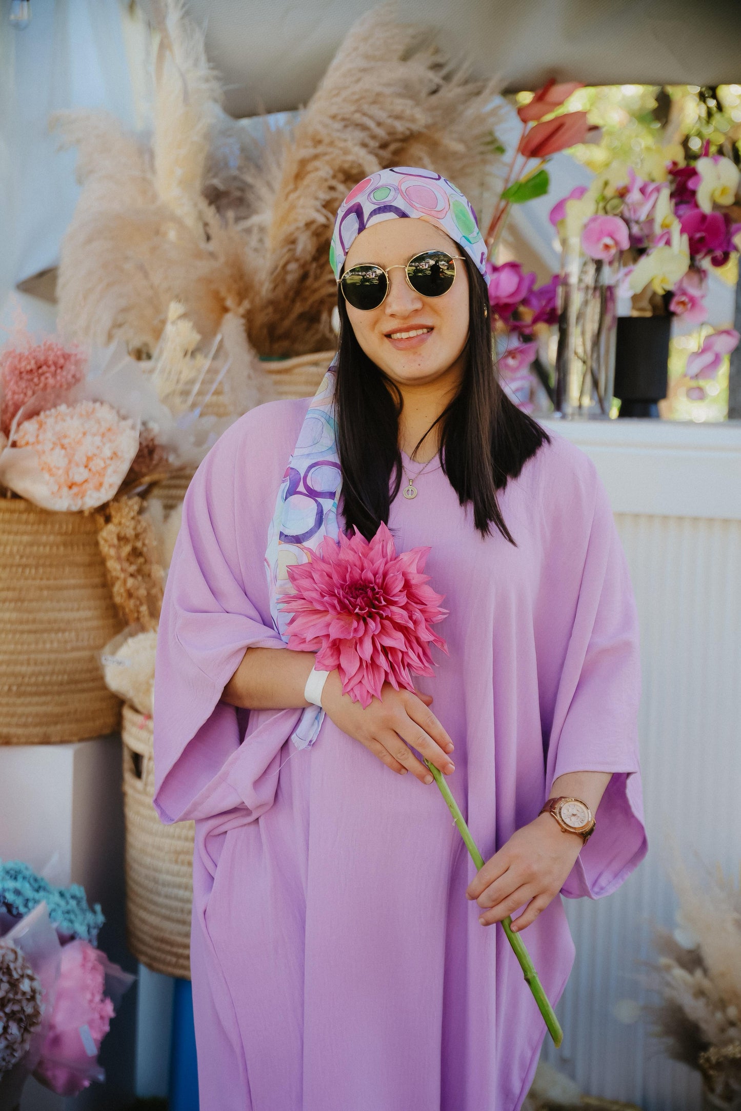 Summer Kaftan Lilac