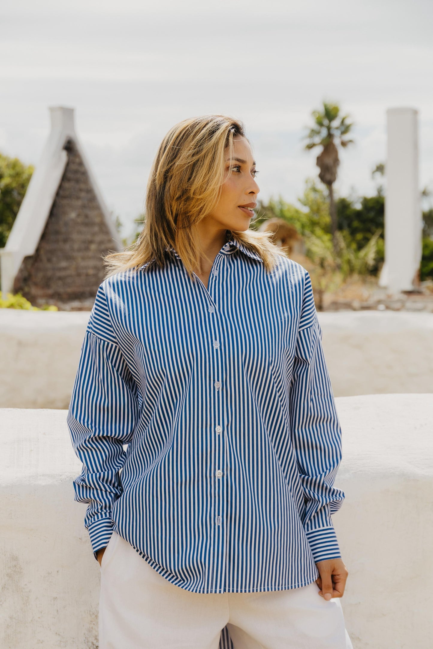 Oversized Stripe Shirt