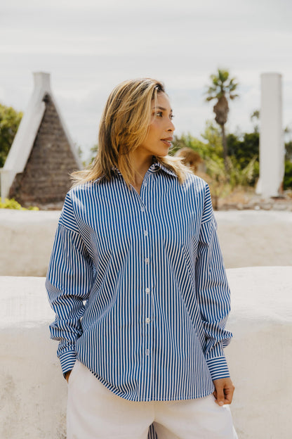 Oversized Stripe Shirt