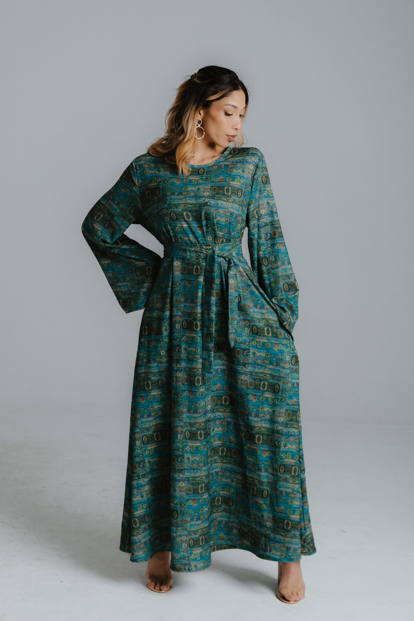 Geo Print Dress