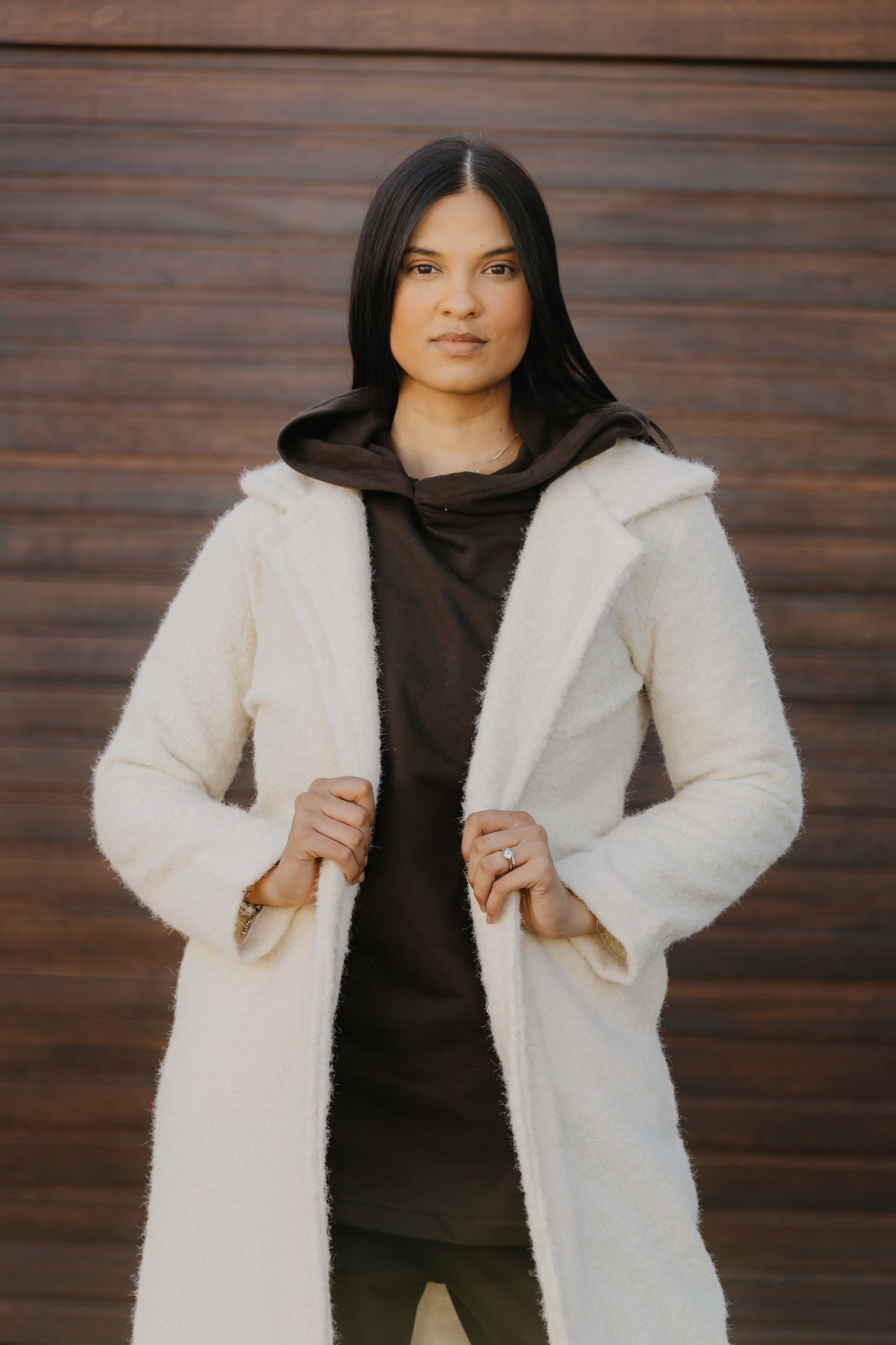 Teddy Coat- Ivory
