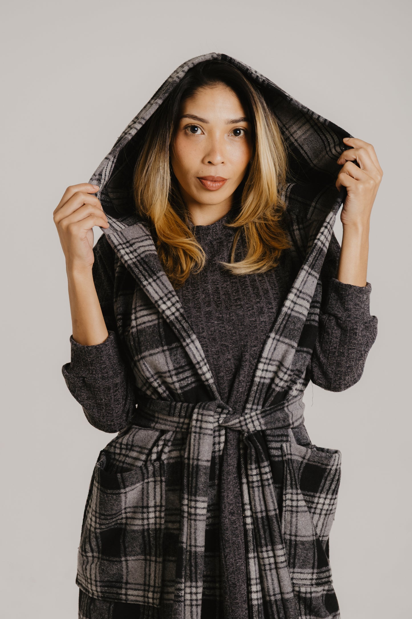 Sleeveless Melton Coat