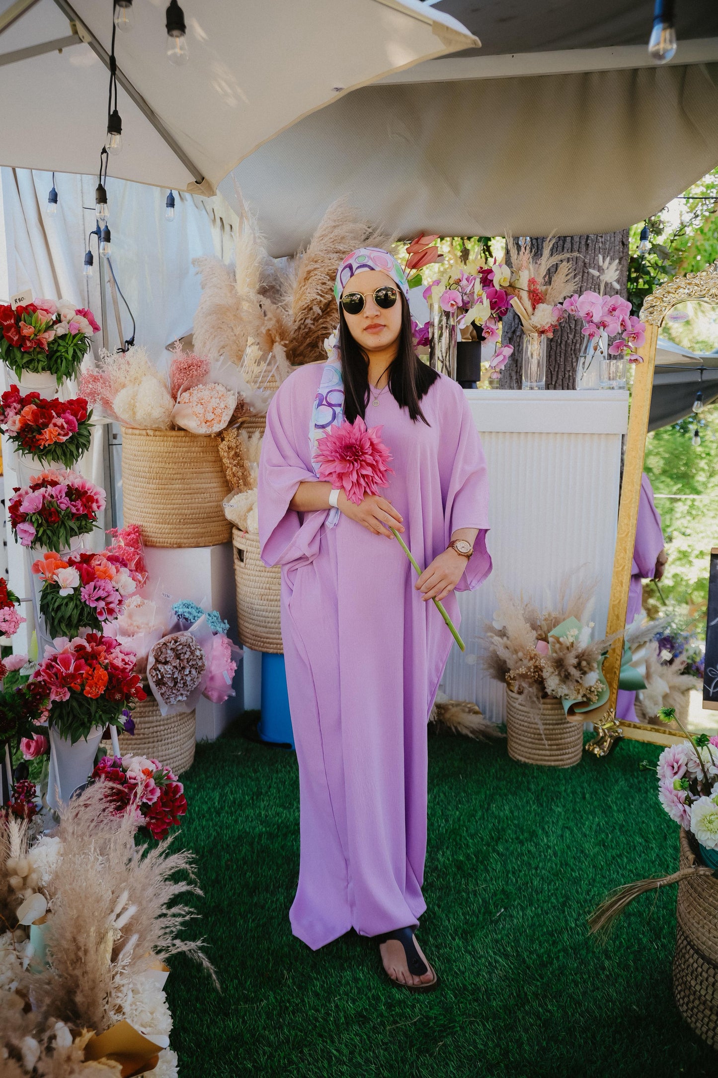 Summer Kaftan Lilac