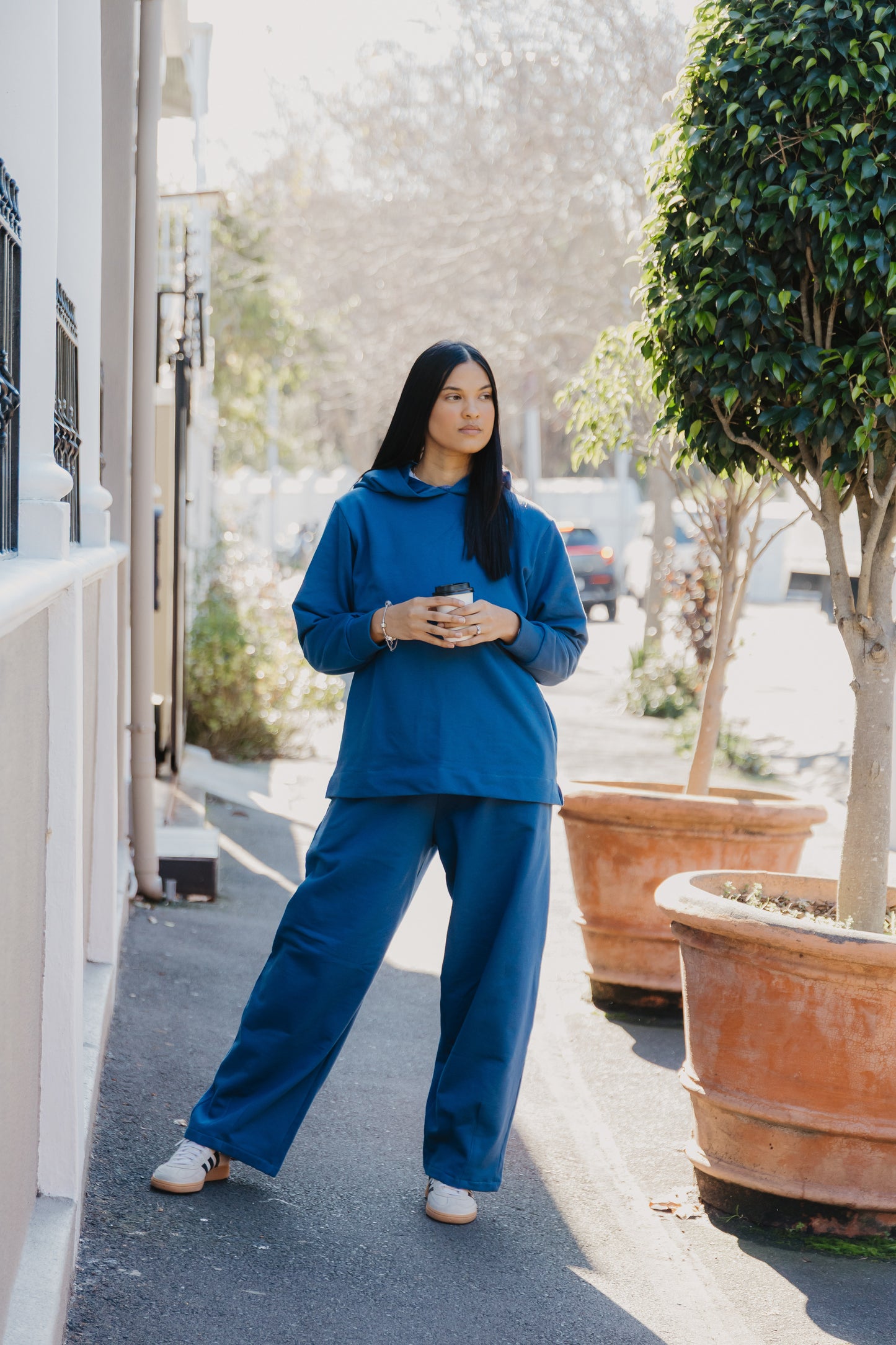 Hoody Barrel Tracksuit- Blue
