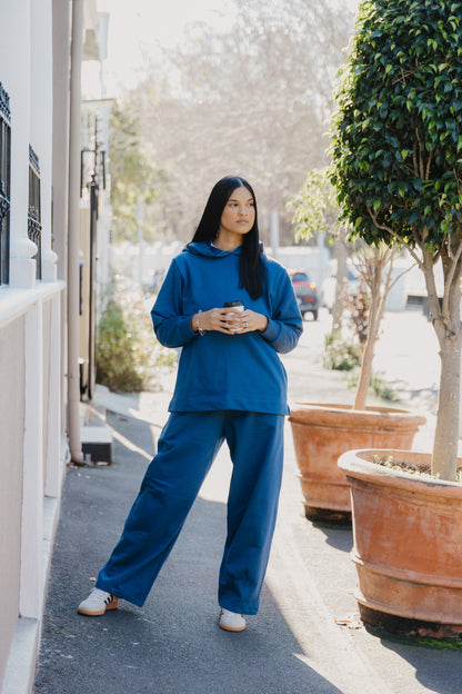 Hoody Barrel Tracksuit- Blue