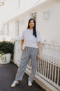 Barrel Pant- Winter Check