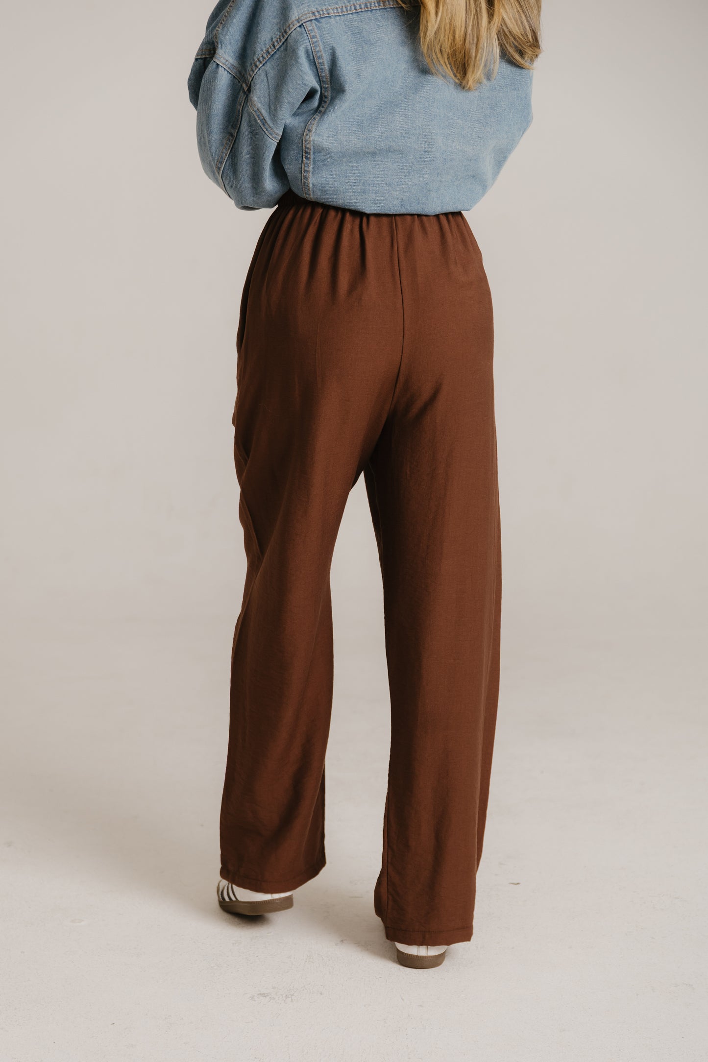 Linen Pant- Choc