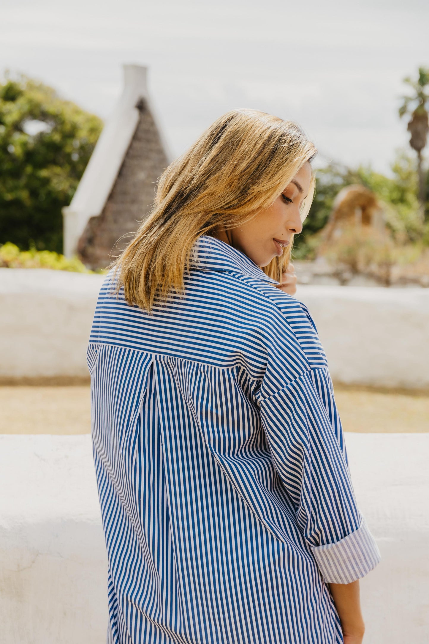 Oversized Stripe Shirt