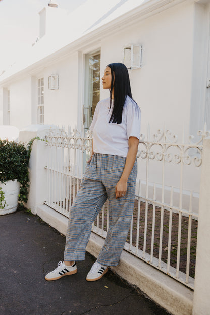 Barrel Pant- Winter Check