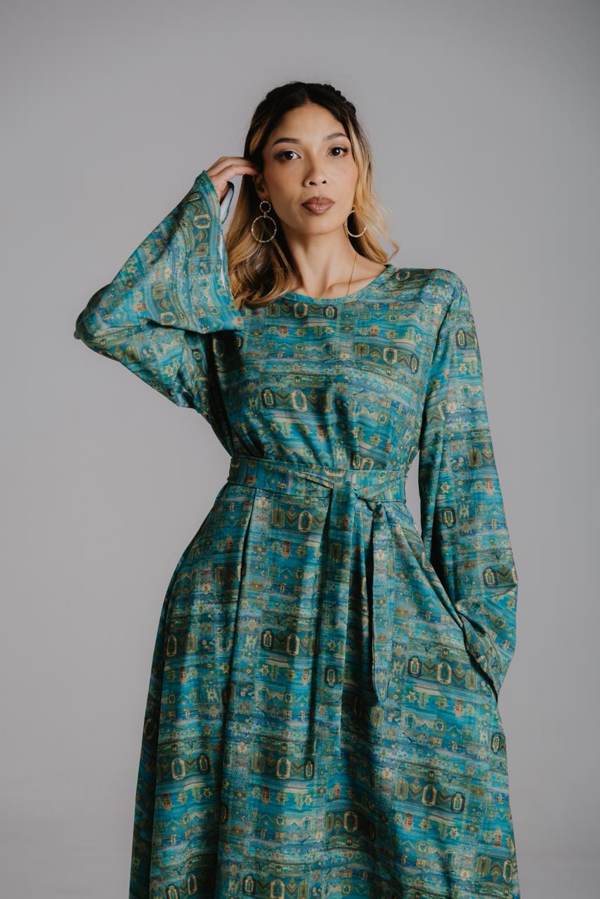 Geo Print Dress