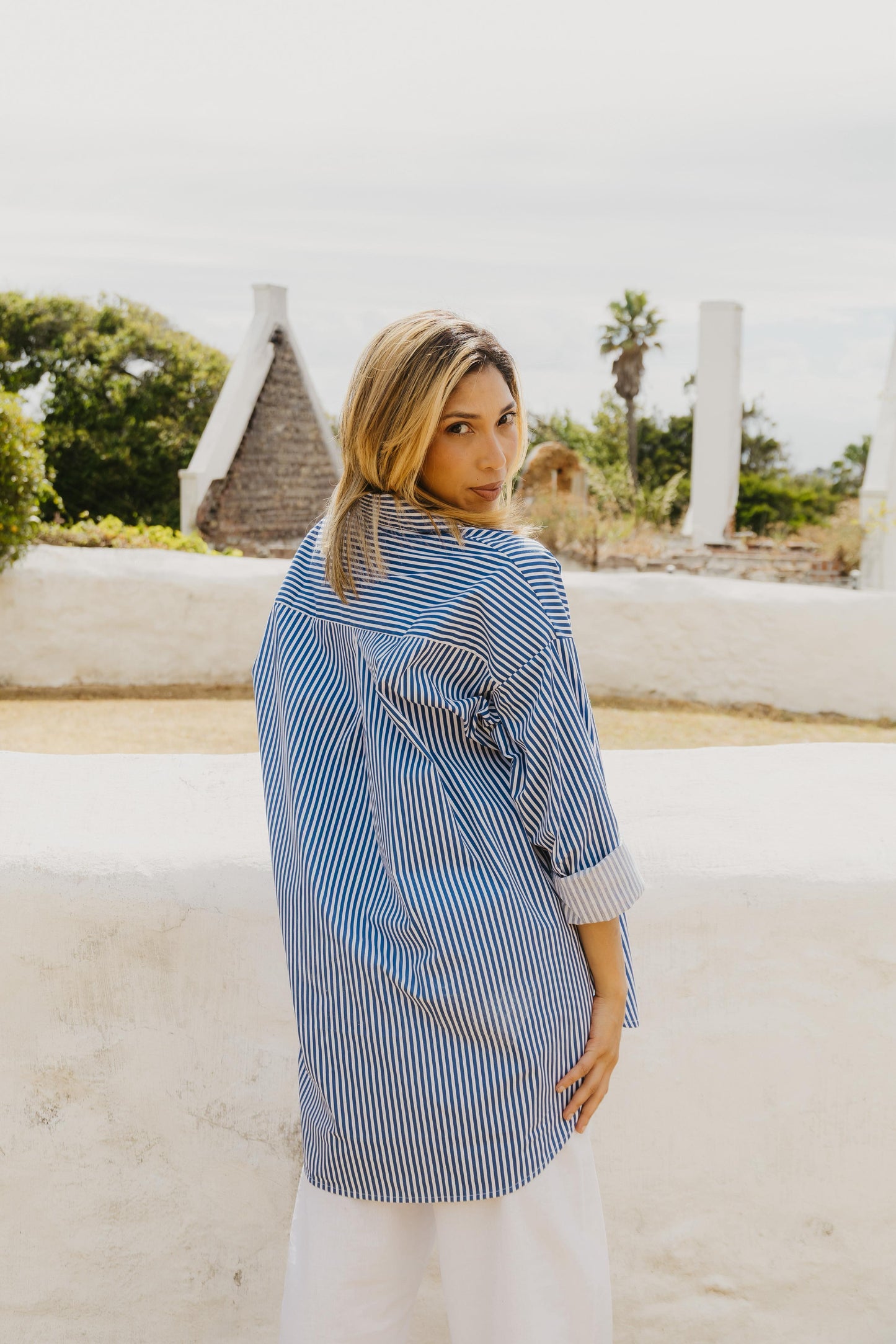 Oversized Stripe Shirt