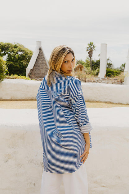 Oversized Stripe Shirt