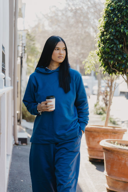 Hoody Barrel Tracksuit- Blue