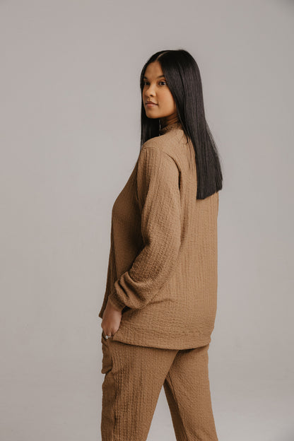 Crinkle Knit Trackset