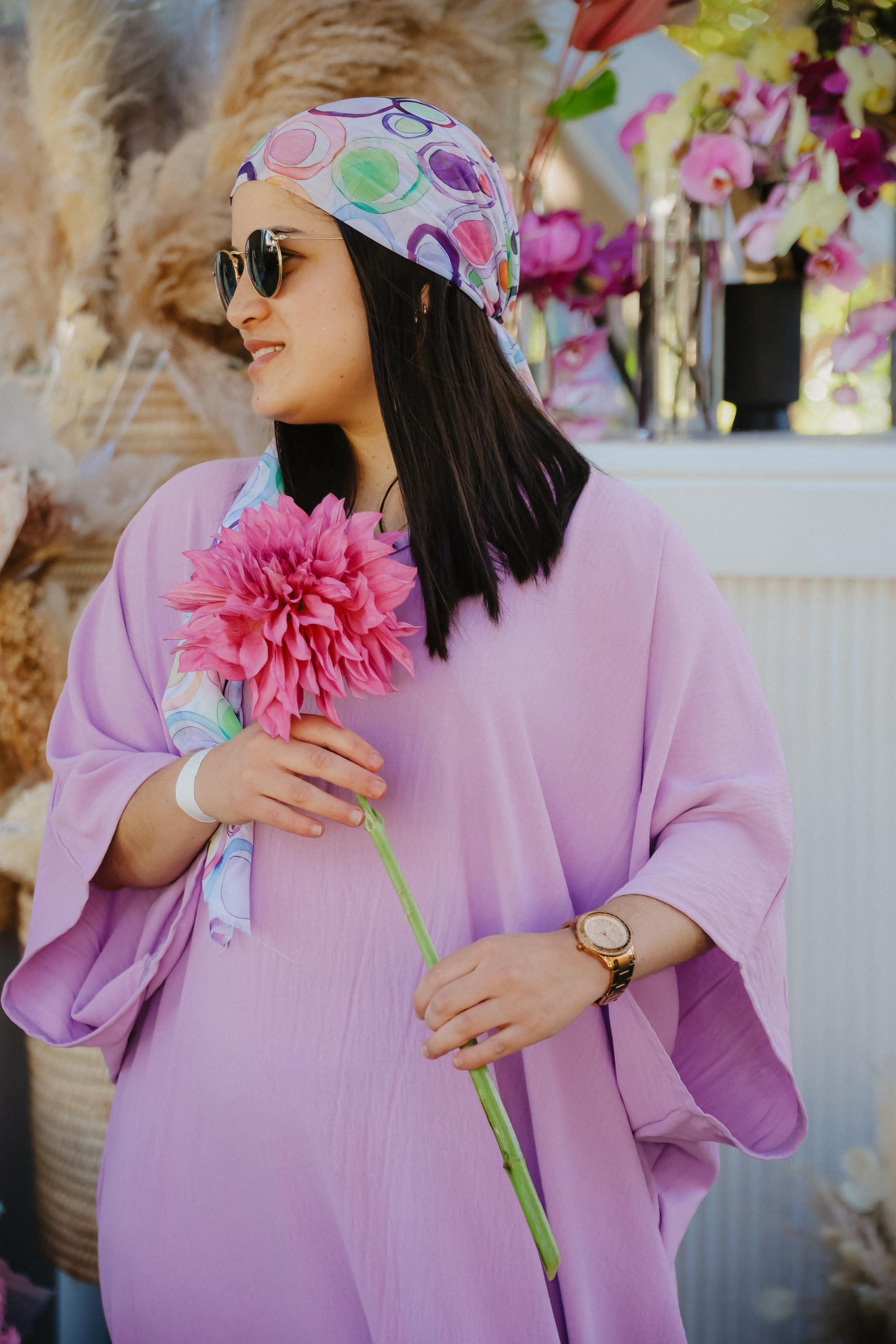 Summer Kaftan Lilac