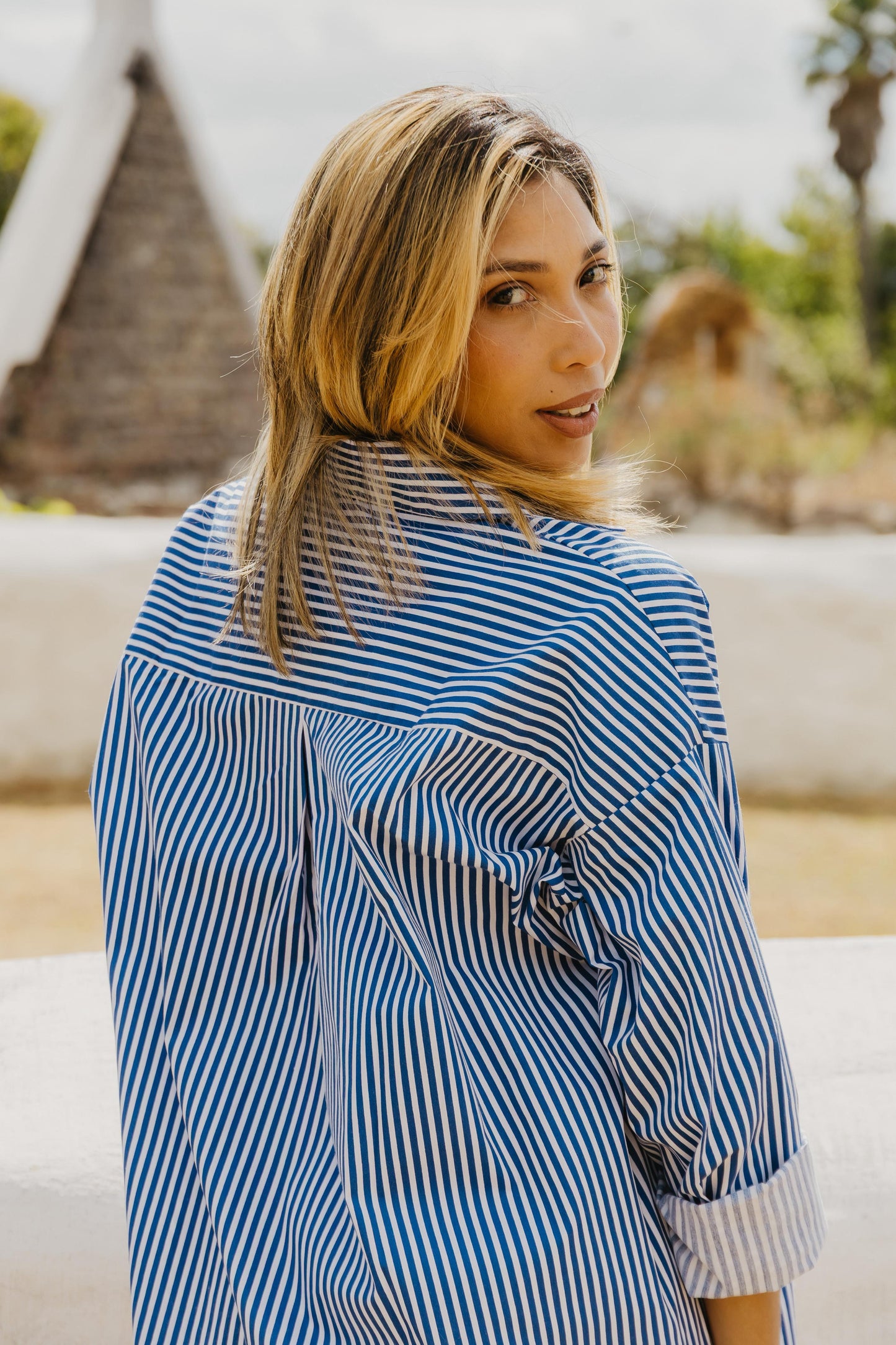 Oversized Stripe Shirt