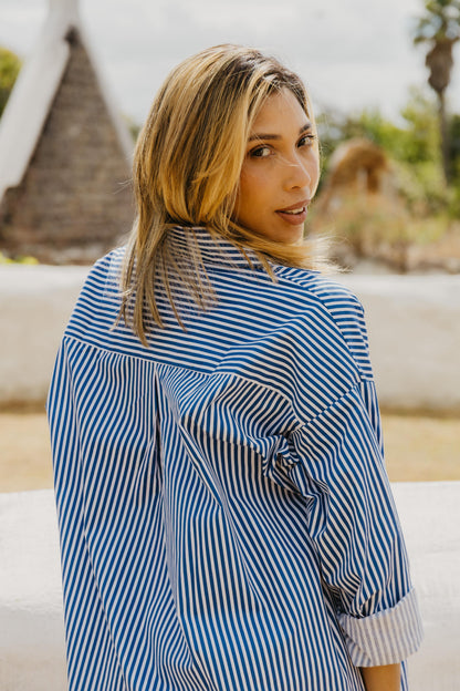 Oversized Stripe Shirt