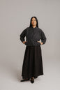 Black 100%Cotton Skirt