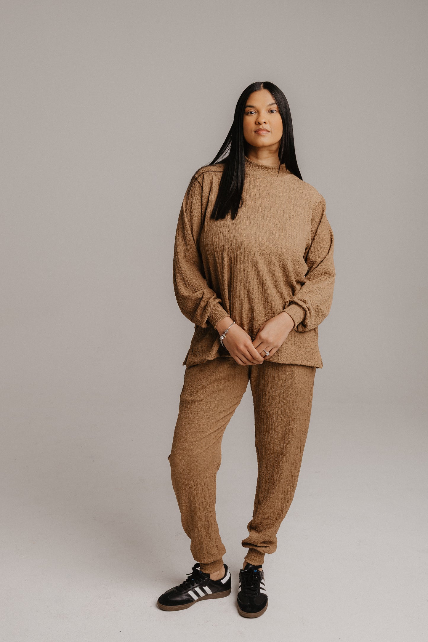 Crinkle Knit Trackset