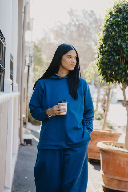 Hoody Barrel Tracksuit- Blue