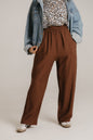 Linen Pant- Choc