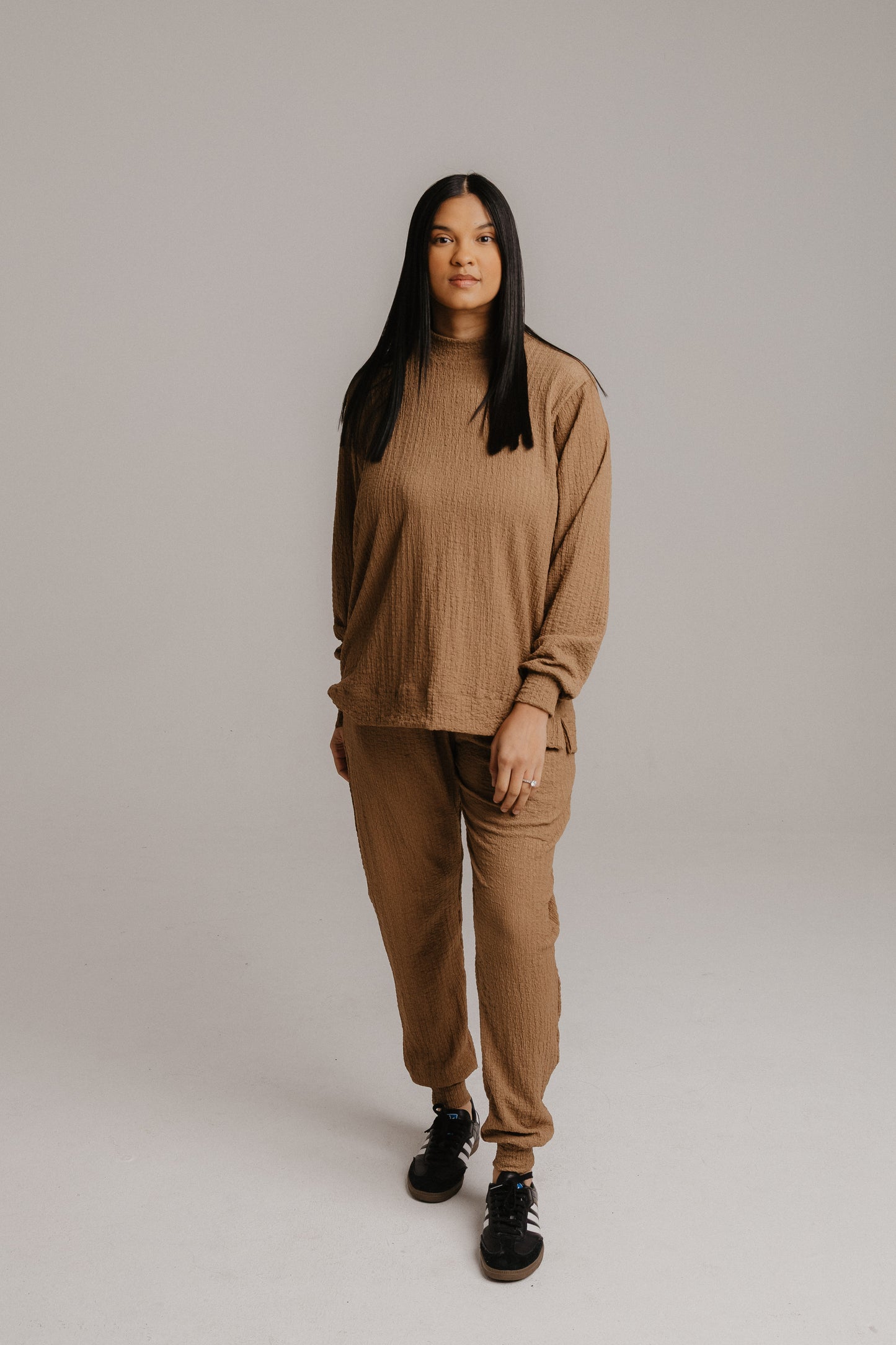 Crinkle Knit Trackset