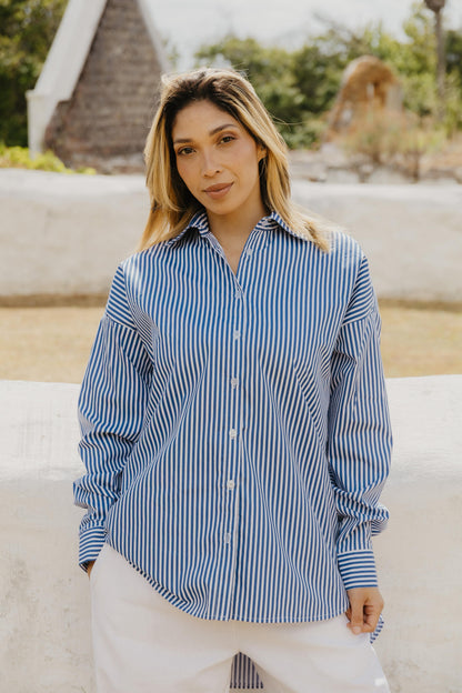 Oversized Stripe Shirt