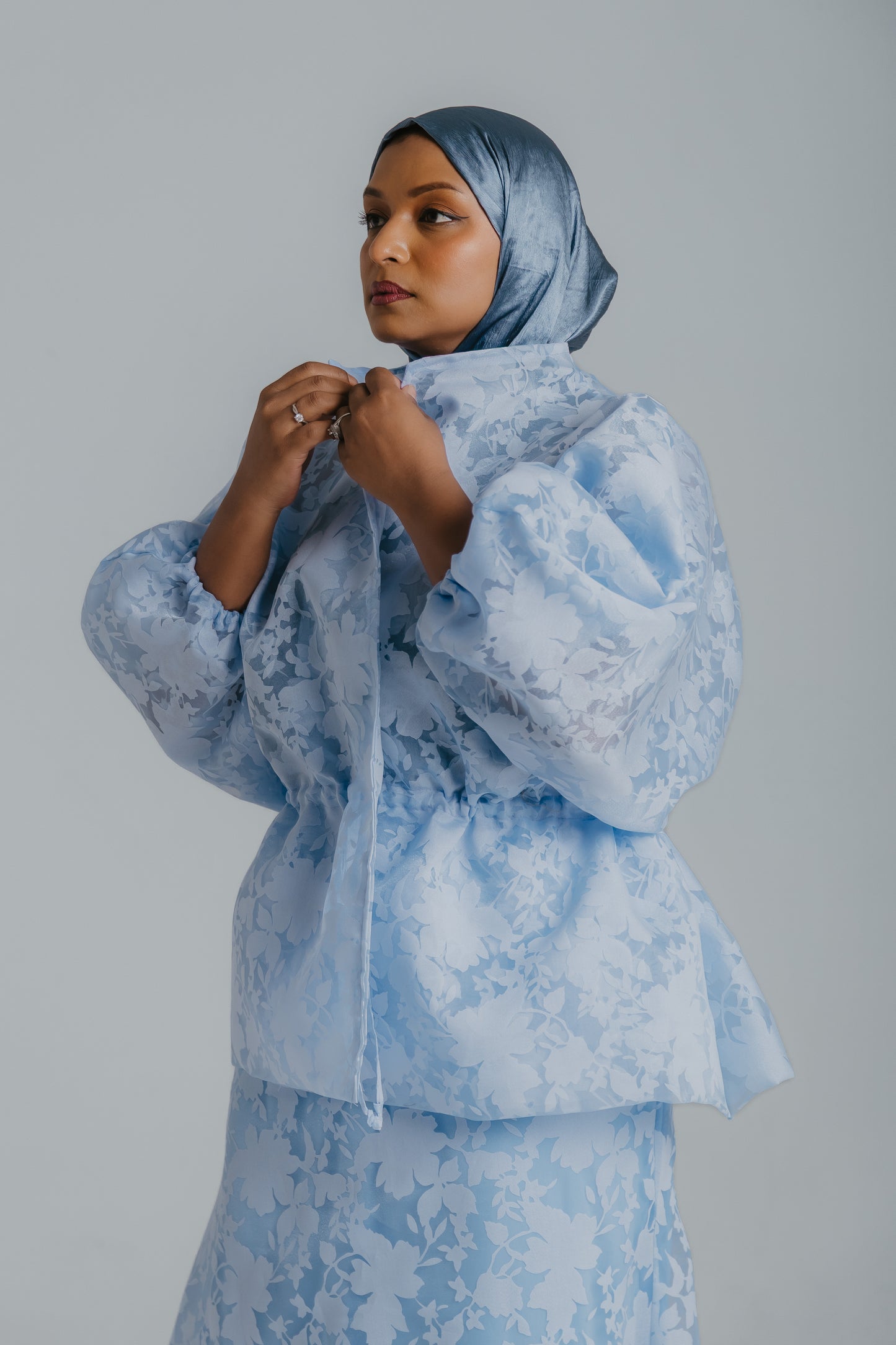 RANIA SET-PERIWINKLE BLUE