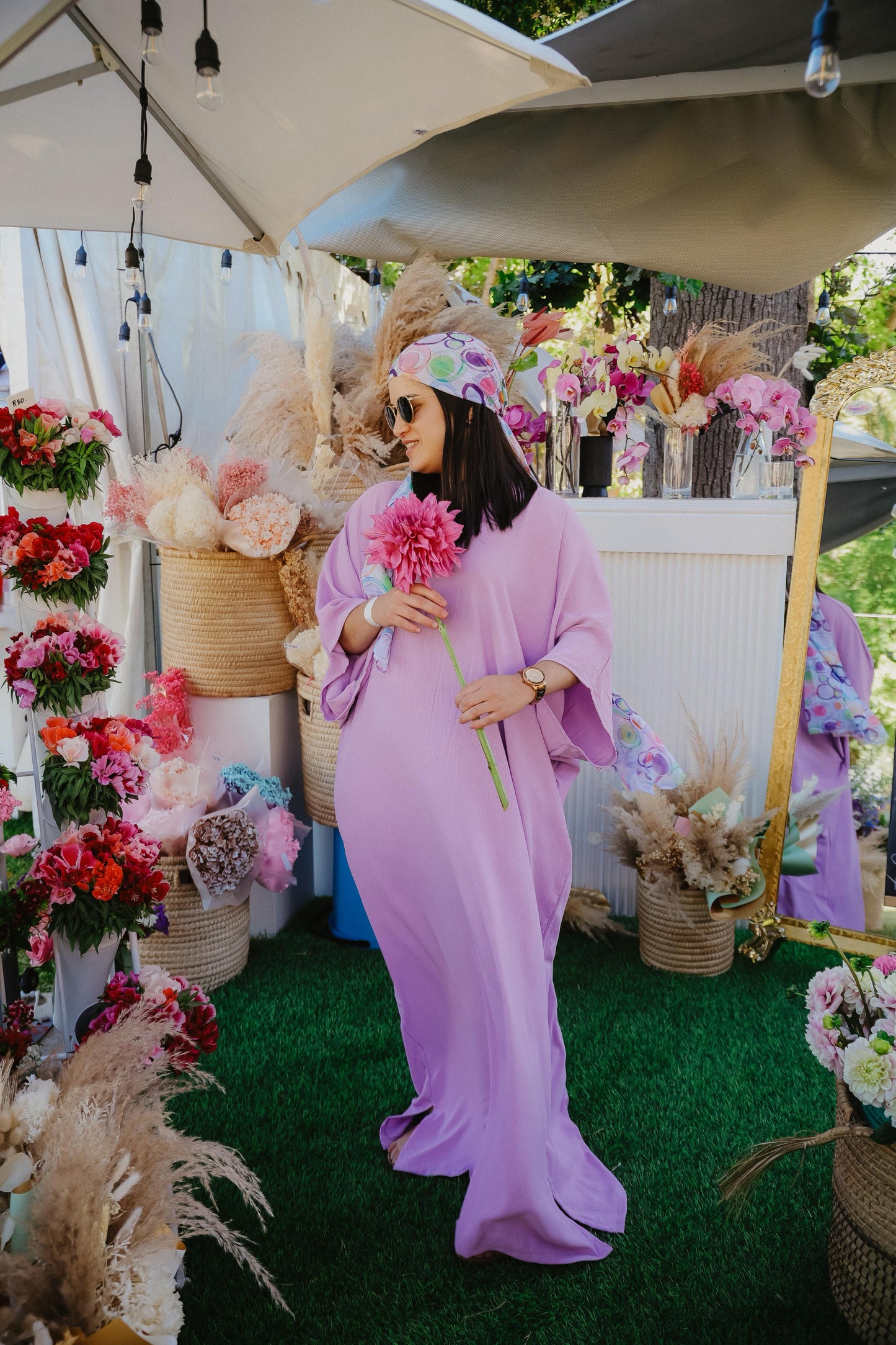 Summer Kaftan Lilac