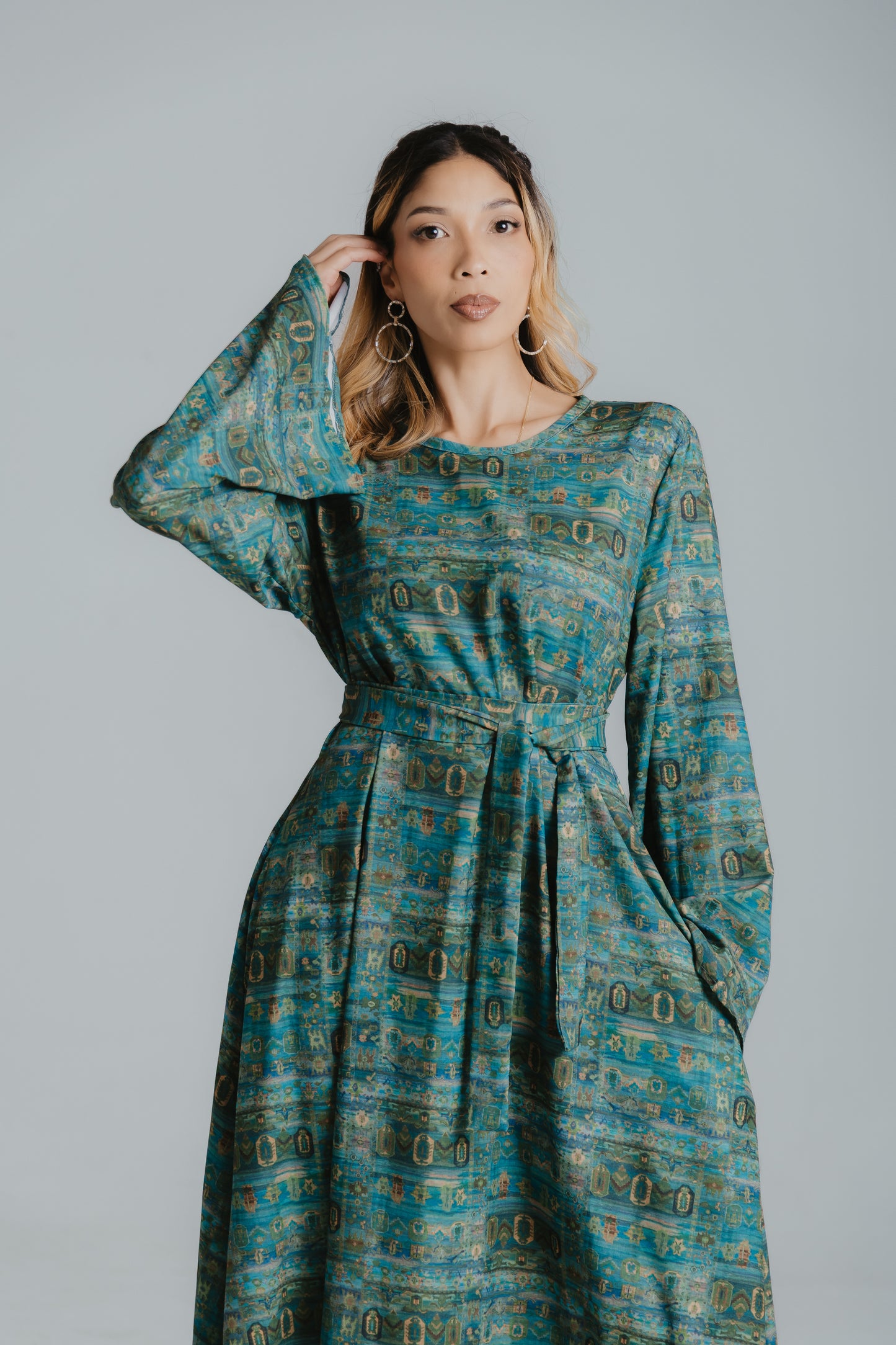 Geo Print Dress