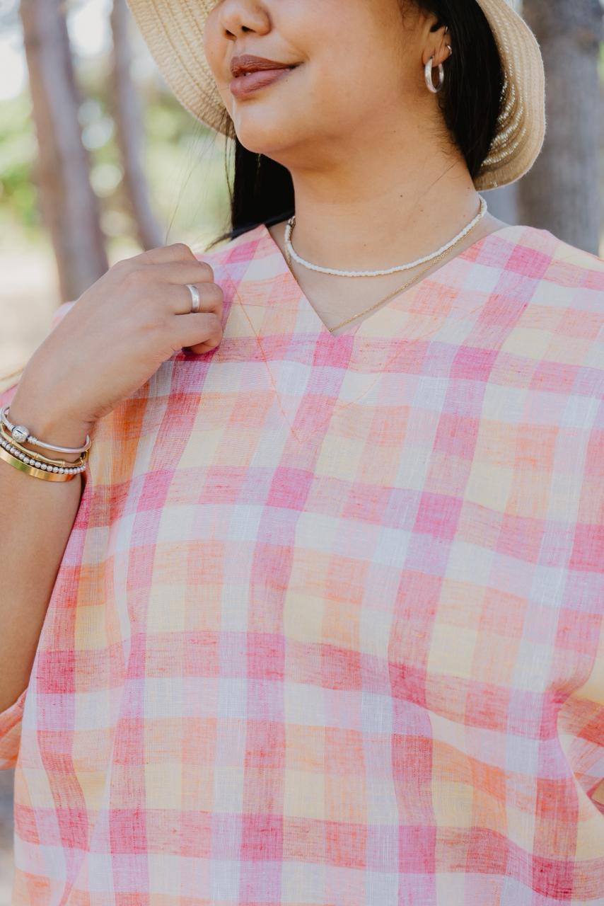 Cotton Check Top